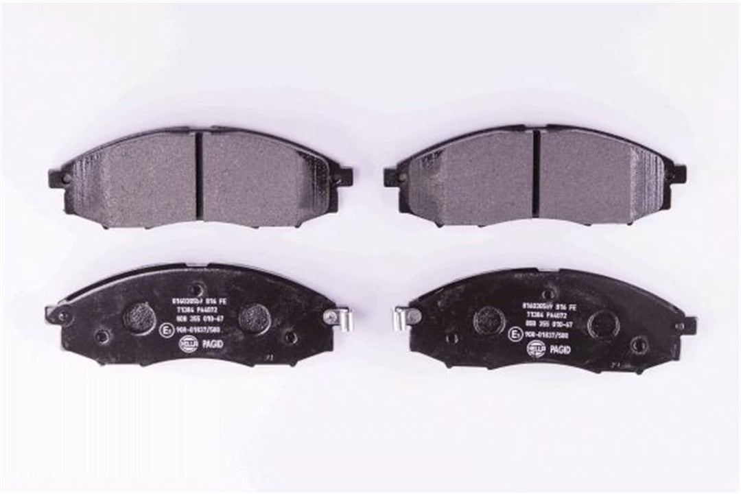 HELLA PAGID 8DB 355 010-671 Bremsbelagsatz - T1384 - Dicke/Stärke: 17mm - Bremssystem: Akebono - mit