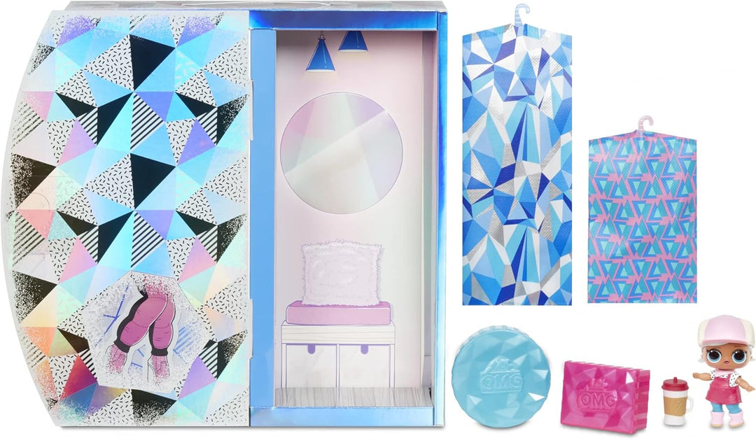 L.O.L. Surprise! OMG Winter Chill ICY Gurl Modepuppe & Brrr BB Puppe mit 25 Überraschungen Icy Gurl