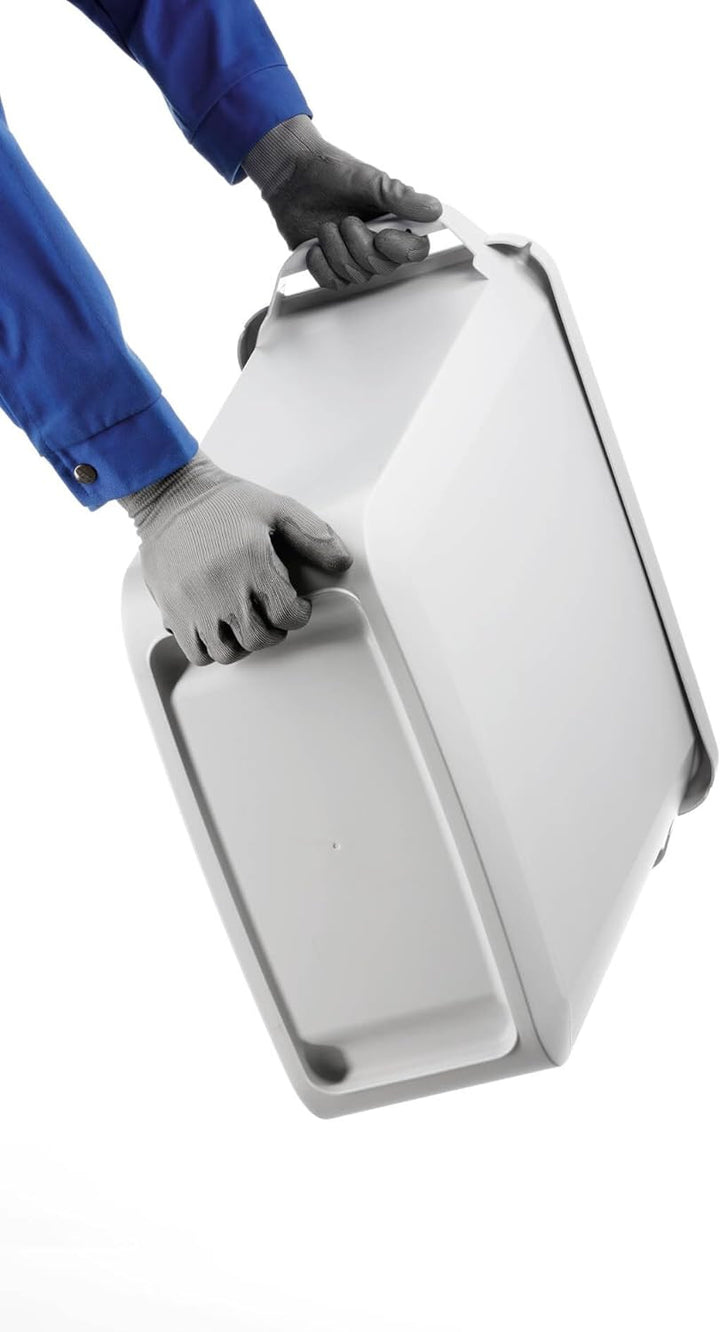 DURABLE Abfalleimer DURABIN VEH2012029 60l grau +Deckel sw