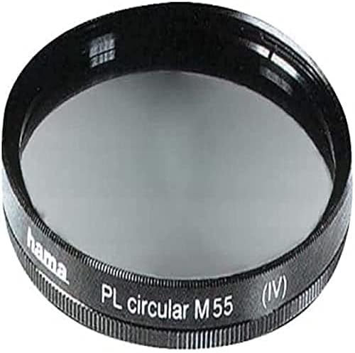 Hama Polarisationsfilter 58mm (Zirkularer Polfilter mit 4-fach Vergütung, Filter inkl. Filterbox) 58
