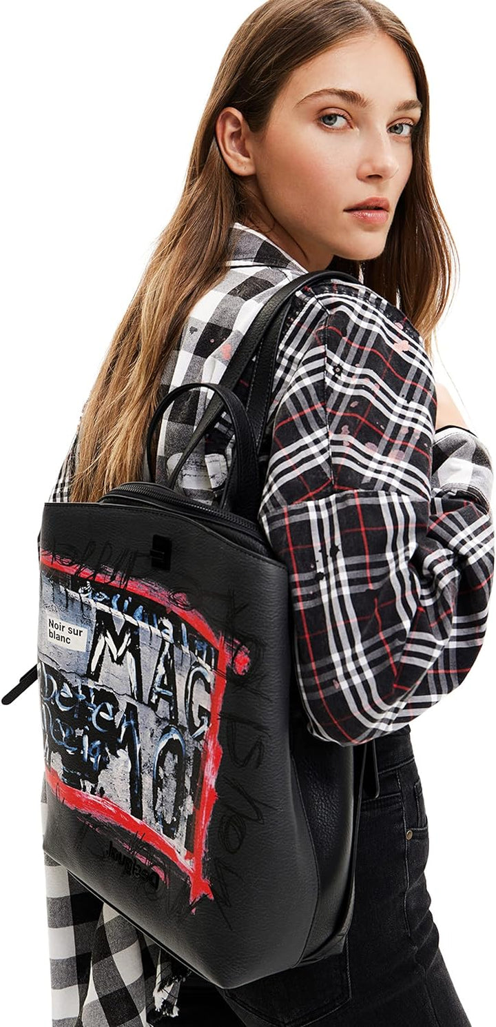 Desigual Women's Black Back_Trash_Sumy Mini 2000