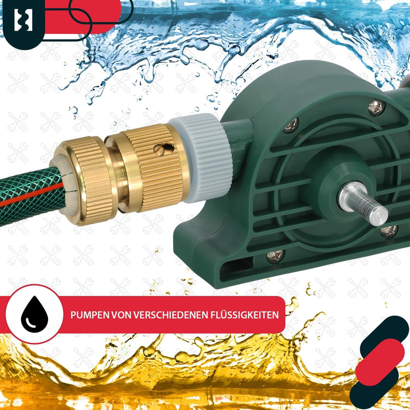 KOTARBAU® Bohrmaschinenpumpe bis 4200ml/min zum Abpumpen von Kraftstoffen Wasser