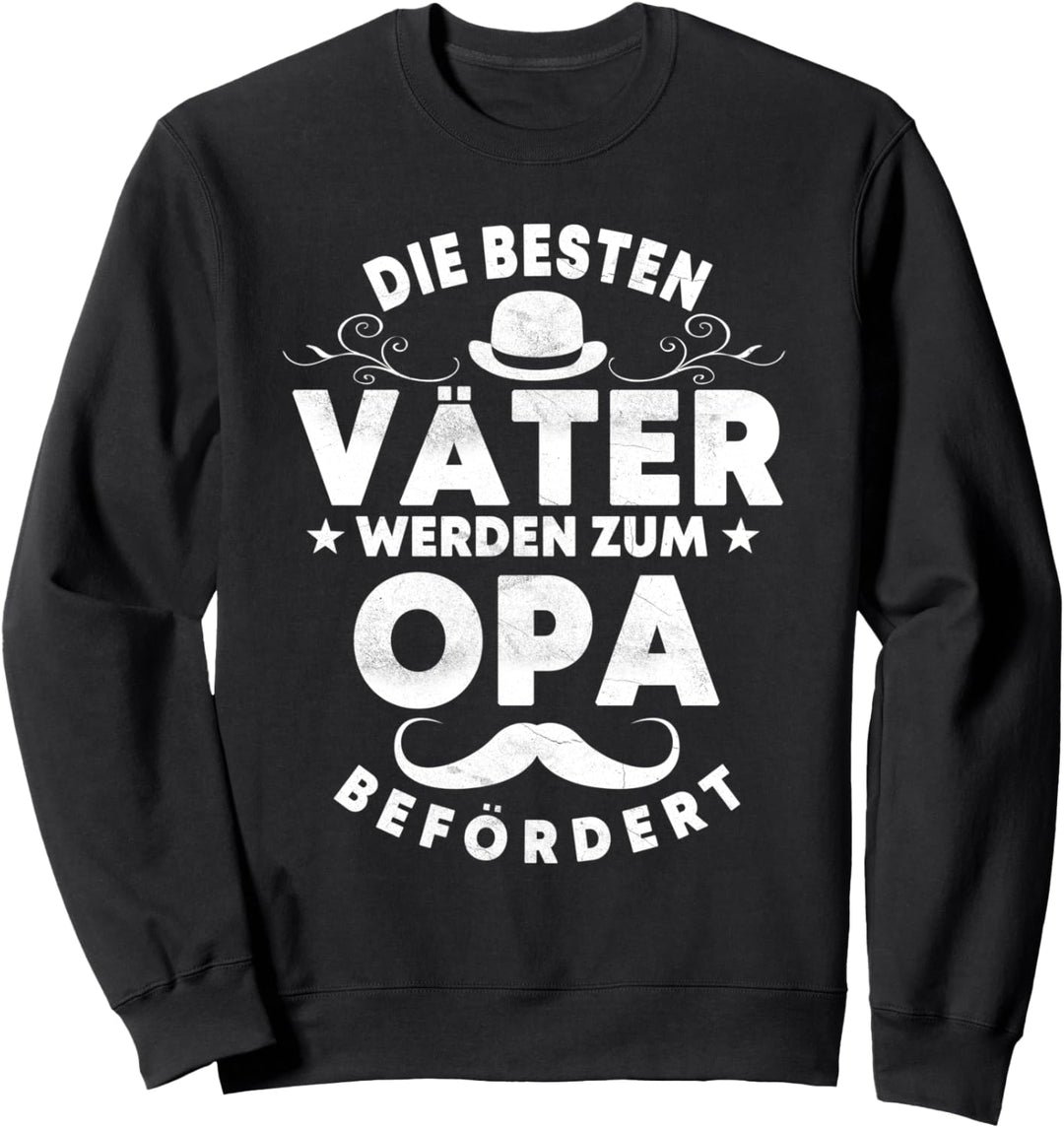 Zum Opa Befördert, Grossvater werden, Geschenk Mann Sweatshirt