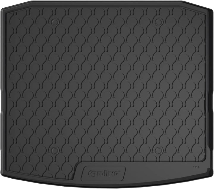 Gledring Rubbasol (Gummi) Kofferraumwanne Skoda Kodiaq (5-Personen) 2017- (Tiefe Ladeboden ohne Ersa