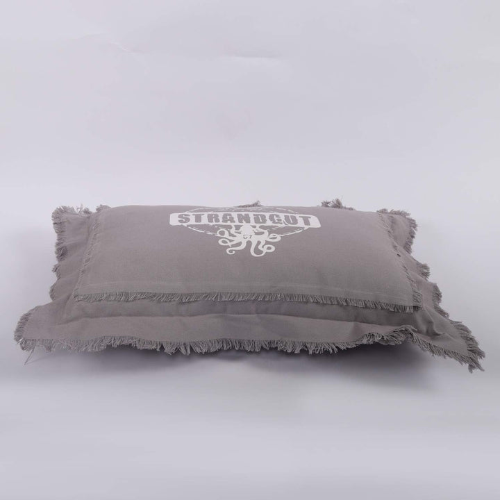 Strandgut07 Kissen mit Reissverschluss, 50 x 30 cm, Grau 50 x 30 cm Grau, 50 x 30 cm Grau