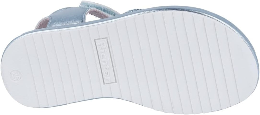 Richter Kinderschuhe Mädchen Halbschuhe Klett Sandale Rosa Freizeit, 26 EU Turquoise