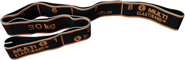 Sveltus Elastiband MULTI 30 kg 8 Griffschlaufen Fitnessband Widerstandstraining