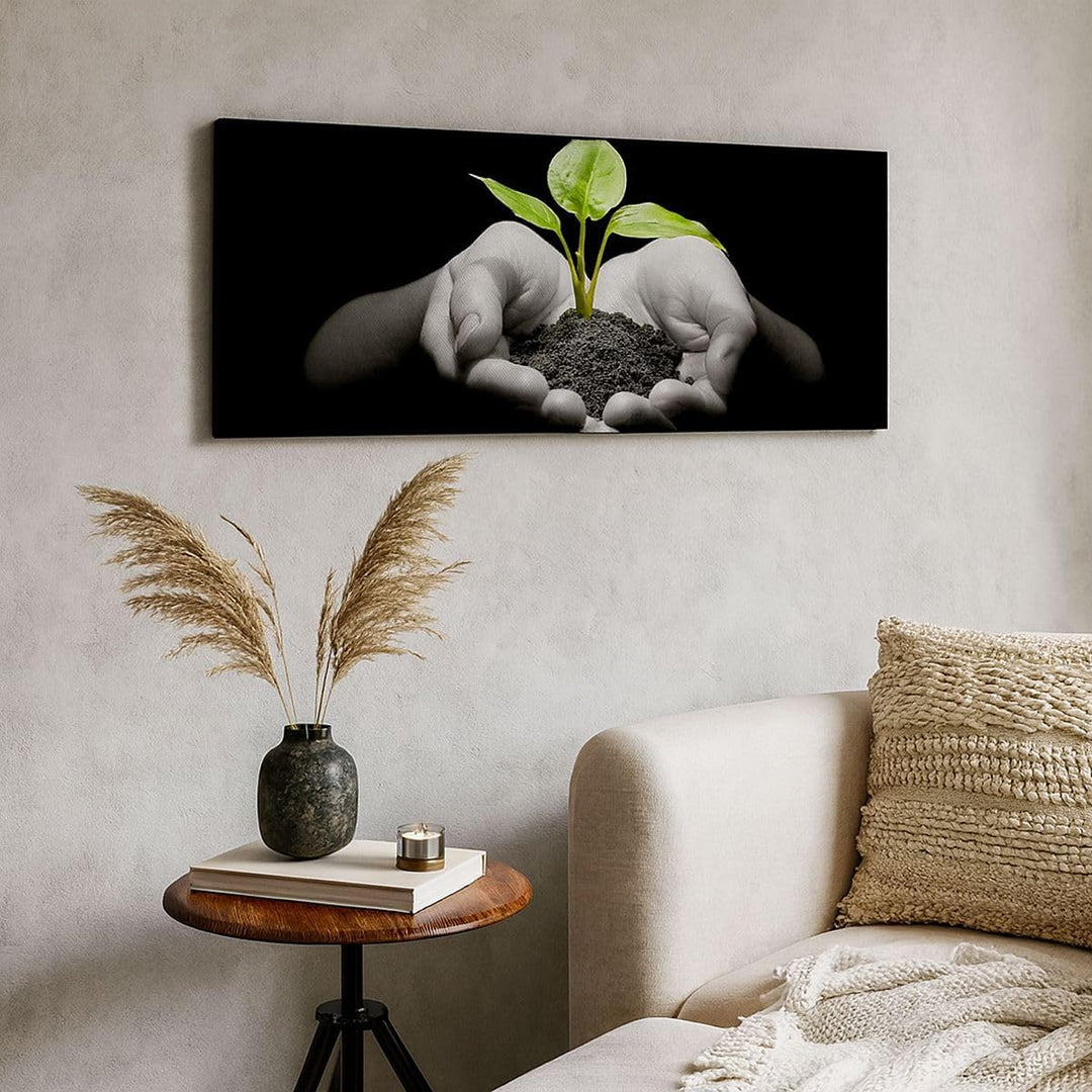 ARTTOR Wandbilder Dekoration Wohnzimmer Natur Pflanze Wissenschaft Schutz Bilder auf Leinwand 120x50
