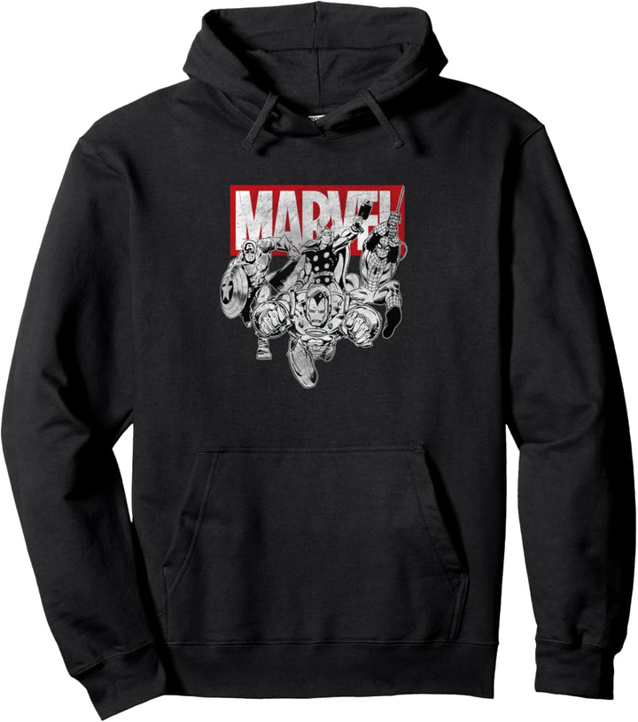 Marvel Iron Man Vintage Comic Pullover Hoodie