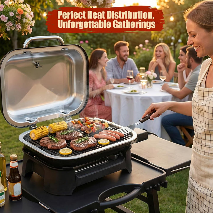 Denmay 28,5 x 43cm Gusseisen Grillrost für Weber Lumin Compact Outdoor Grills, Gusseisen rost Ersatz
