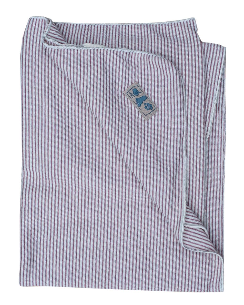 Lilano, Leichte Merino/Seide Ringel Babydecke, 70% Wolle (KBA), 30% Seide, 210Gr./m² (Mauve Geringel