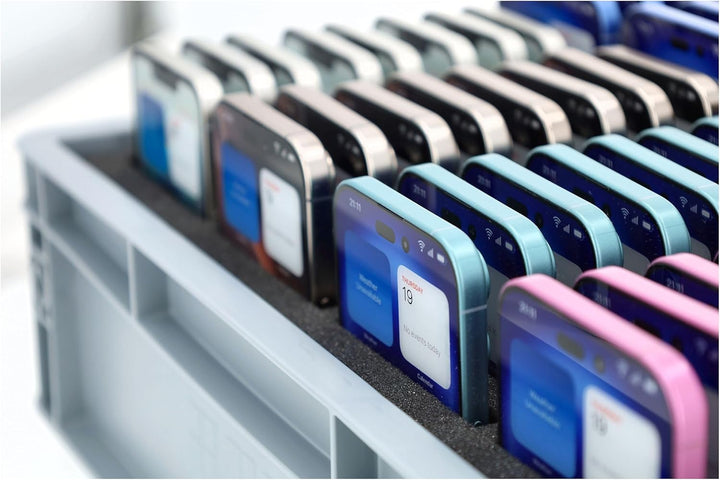 Feldherr Smartphone-Box für Schulen - Robuste Handyaufbewahrung für 48 Smartphones - Sofort einsatzb