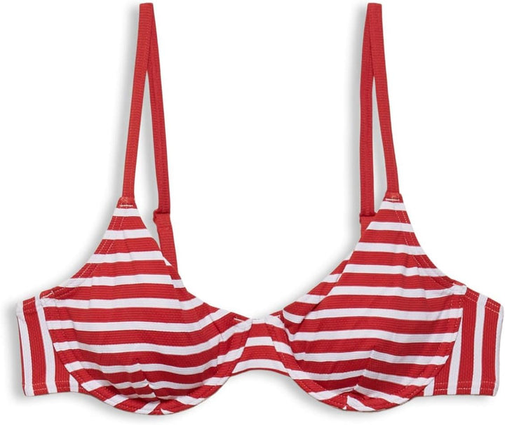 ESPRIT Damen Hamptons Beach RCS Uw.Bra Bikini 38 / C Rot, 38 / C Rot
