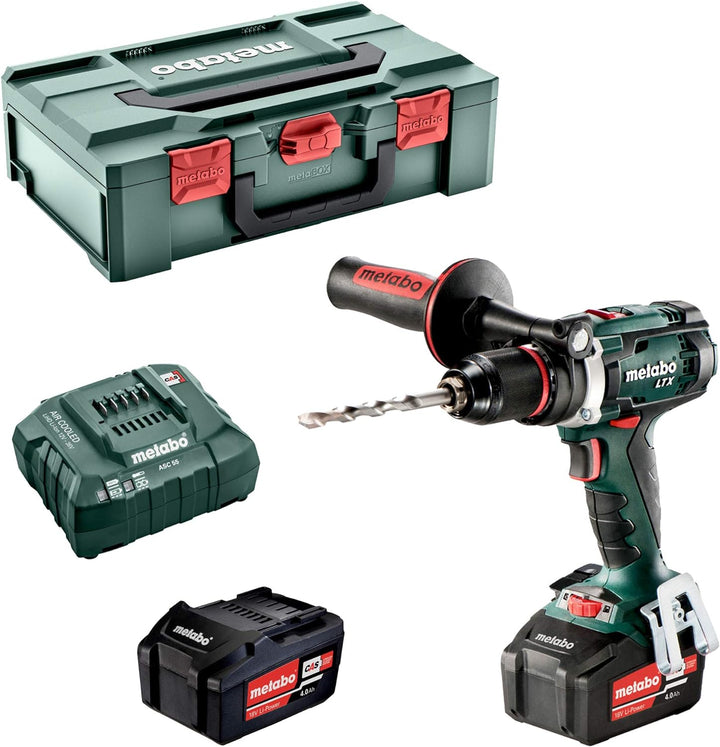 Metabo Akku-Bohrschrauber BS 18 LTX Impuls (602191500) 18V 2x Li-Ion; Ladegerät ASC 55; metaBOX 145