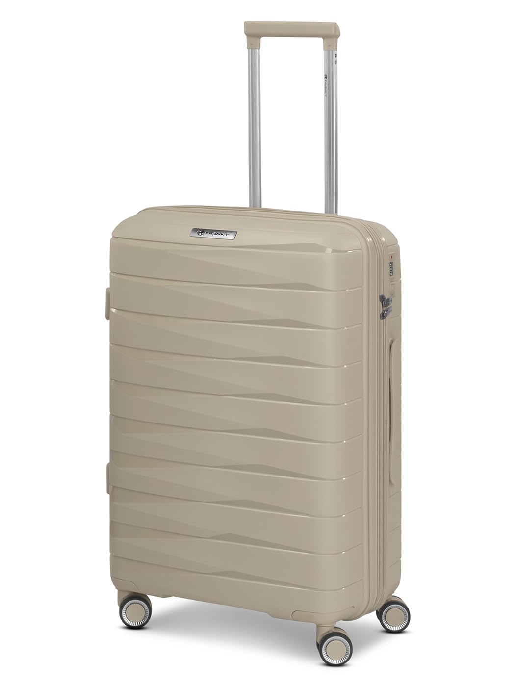 Franky Check-in Koffer für Damen und Herren | mittelgrosser Trolley 42 x 24 x 65 cm aus hochwertigem
