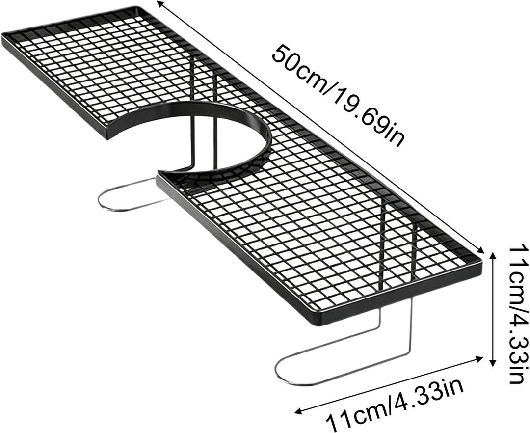 Waschbecken-Wasserhahn-Aufbewahrung, kein Bohren, Ablaufregal, über der Spüle, für Zuhause, Wohnung,