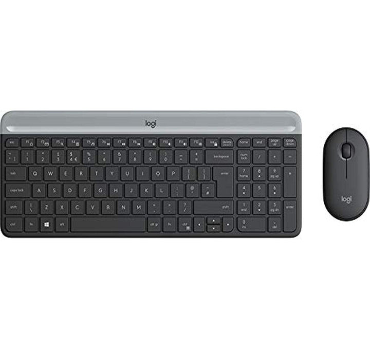 LOGITECH - EINGANGABEGERÄTE Slim WRLS Tastatur Maus Combo MK470 - Graphit - CH - ZENTRAL