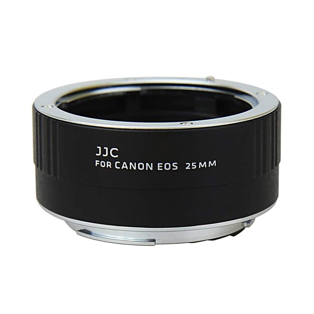 JJC Autofokus Zwischenringe (AF) mit TTL-Belichtung für Makrofotographie 25mm (Passen für Canon EOS