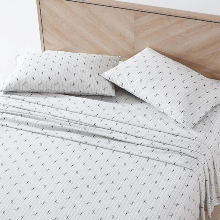 Eddie Bauer - Vollständige Bettlaken, Baumwoll-Perkal-Bettwäsche-Set, knackige und Coole Heimdekorat