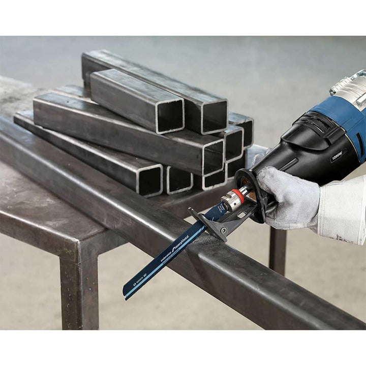 Bosch Professional 5 Stück Säbelsägeblatt S 1136 CHF Endurance for Heavy Metal (für Metall, 225 x 25
