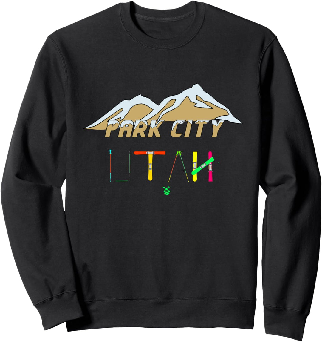Lustige Park City Utah Berge Sweatshirt
