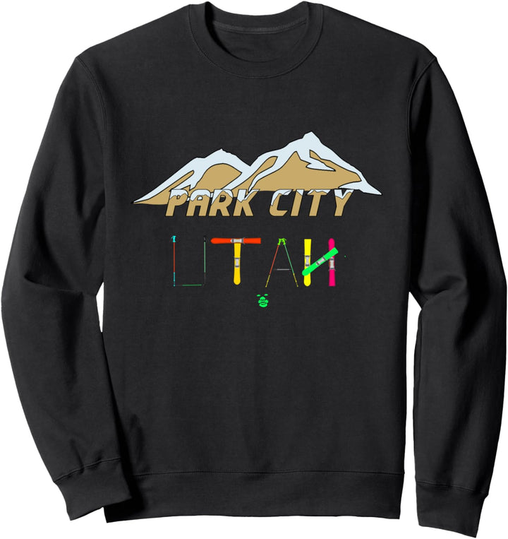 Lustige Park City Utah Berge Sweatshirt