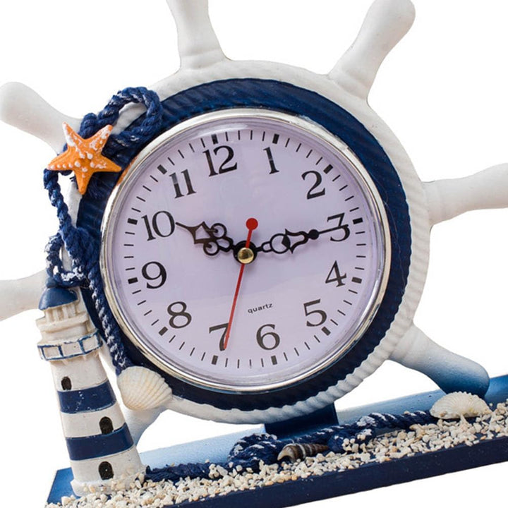 Cabilock Nautische Wanduhren Küchenuhr Wanduhr Wohnzimmerdekor: Nautische Schleichende Wanduhr Moder