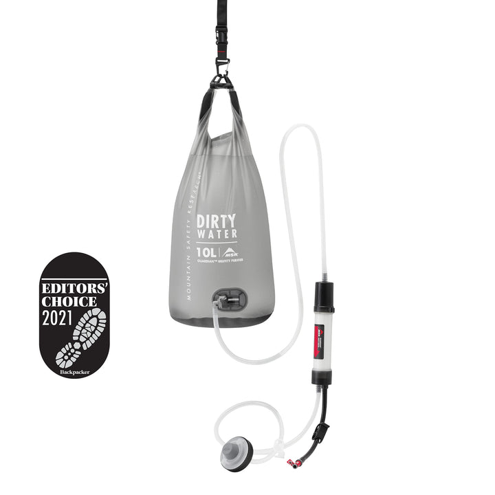 MSR Guardian Schwerkraft-Wasserentkeimer (10 Liter) Grösse 30 x 10 x 10 cm Grey