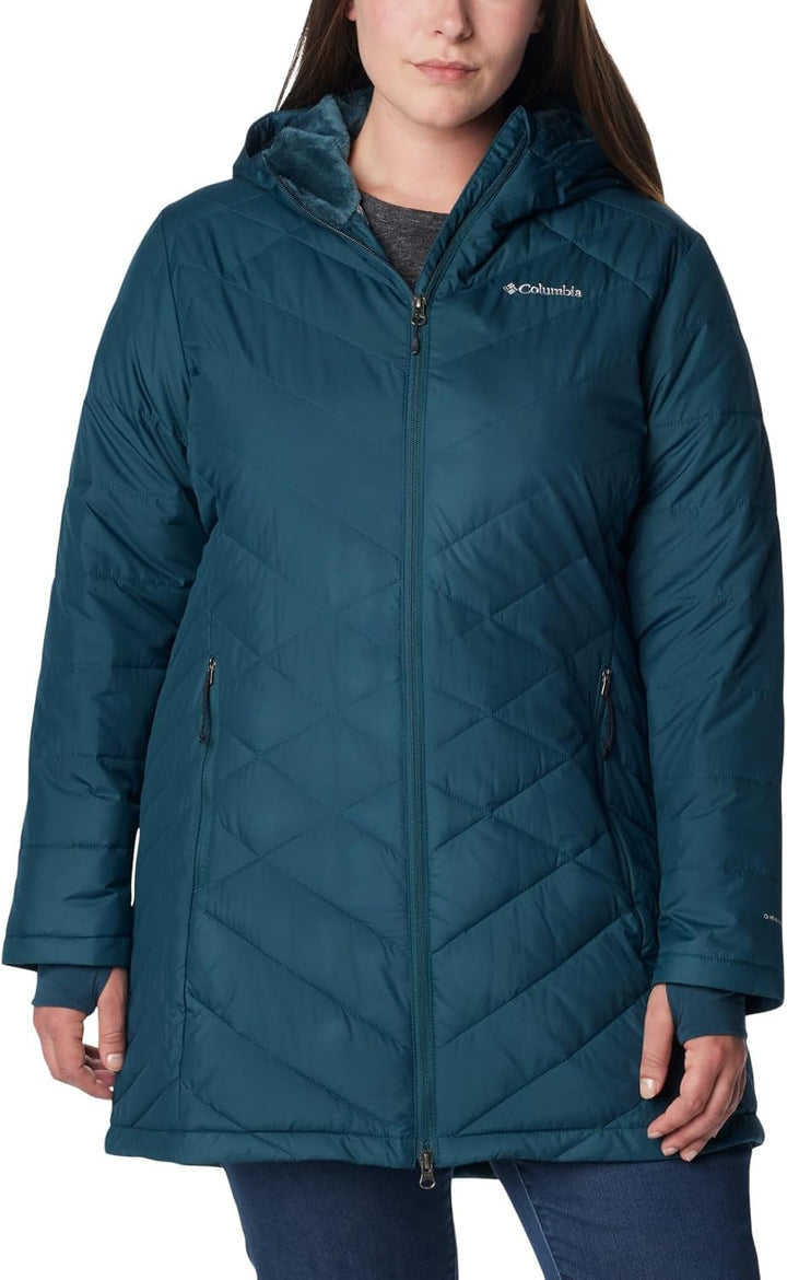 Columbia Damen First Generation Heavenly Long Hooded Jacket Heavenly Long Hooded Jacket (1er Pack) S