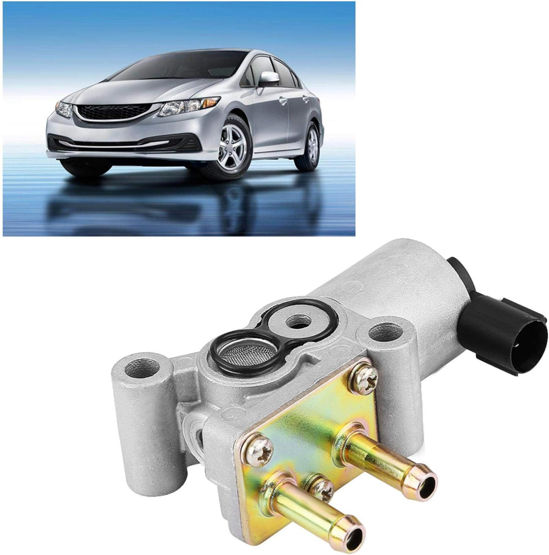 Qiilu Leerlaufluftregelventil, Leerlaufluftregelventil IAC für Honda CR-V 2.0L 1997-2001 CIVIC 1.5L