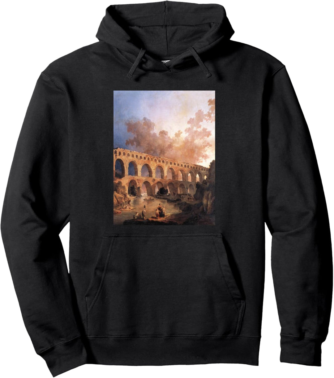 Hubert Robert's The Pont Du Gard. Pullover Hoodie