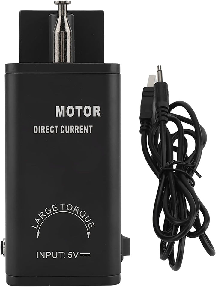 Uadme DC 5V BBQ Grill Motor Low Power Low Noise Aluminium Grillmotor Grillwerkzeug Zubehör mit USB K