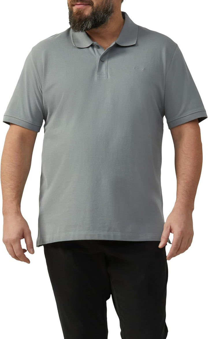 s.Oliver Herren Polohemd Single Polohemd 4XL Grosse Grössen Grau, Single Polohemd 4XL Grosse Grössen