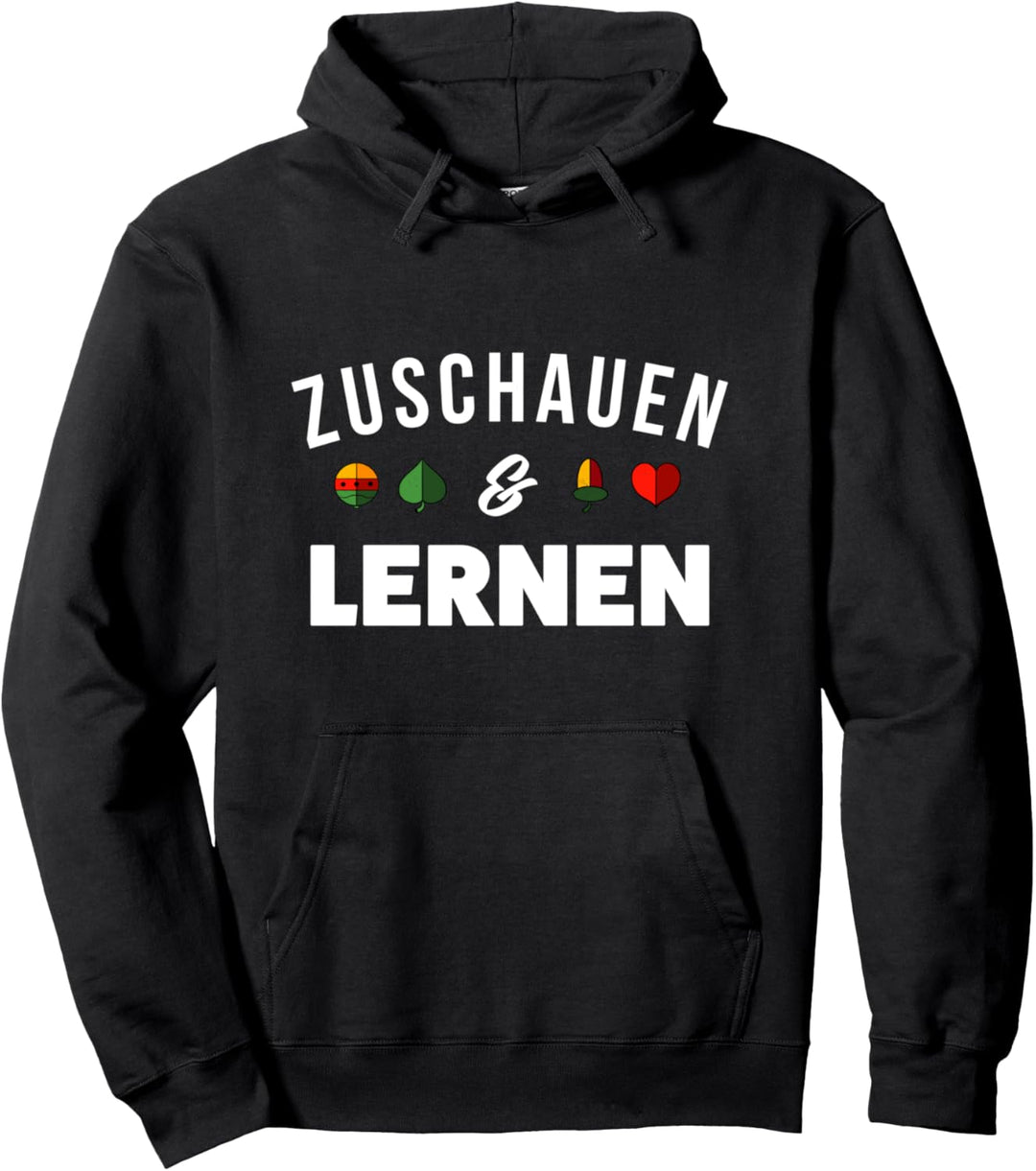 Lustiges Bayrisches Schafkopfer Watten und Schafkopf Pullover Hoodie