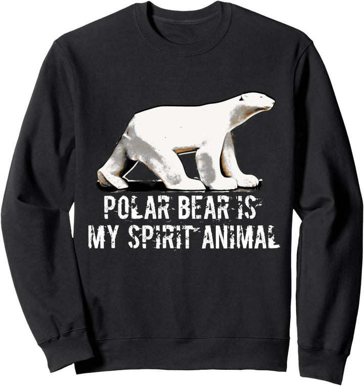 Eisbär ist mein Geist-Tier Sweatshirt