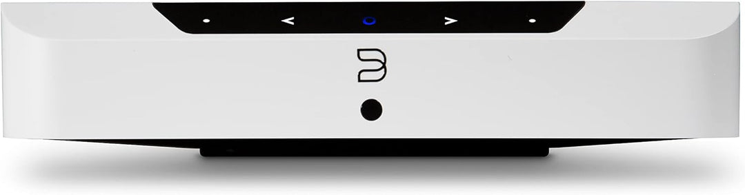 Bluesound Powernode Edge Kompakter Kabelloser Hochauflösender Multiroom Musik-Streamer - Weiss White
