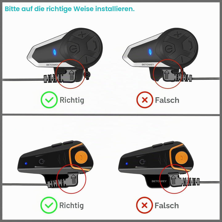 USB Typ C Mikrofon und Kopfhörer für Motorrad Headset Bluetooth Kommunikationssystem BT-S2 und BT-S3