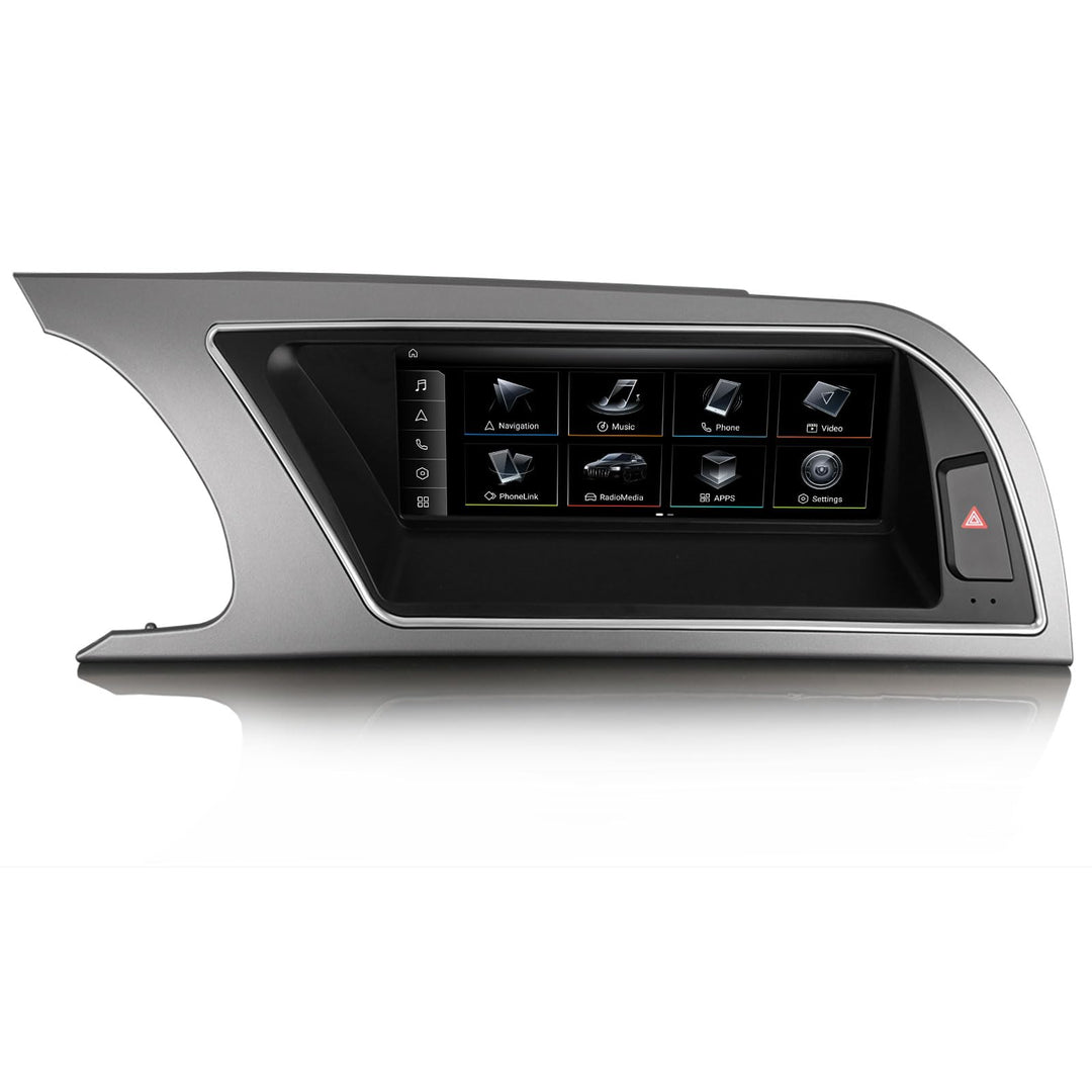 Erisin 8.8 Zoll 8-Kern 4GB RAM+64GB ROM Android 14 Autoradio GPS Navi für Audi A5/S5/RS5 (2009-2016)