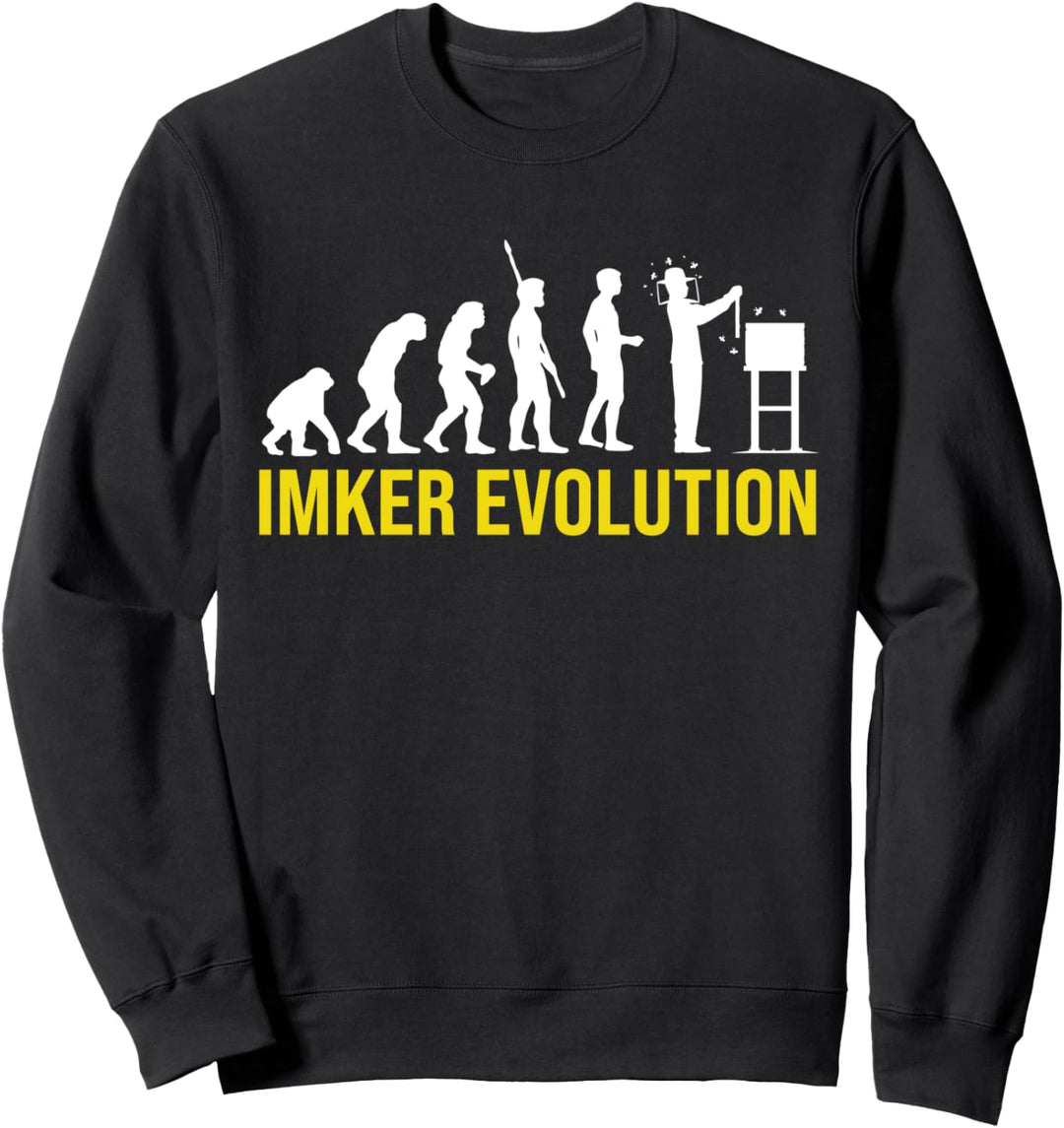 Imker Lustig Imker Evolution Sweatshirt