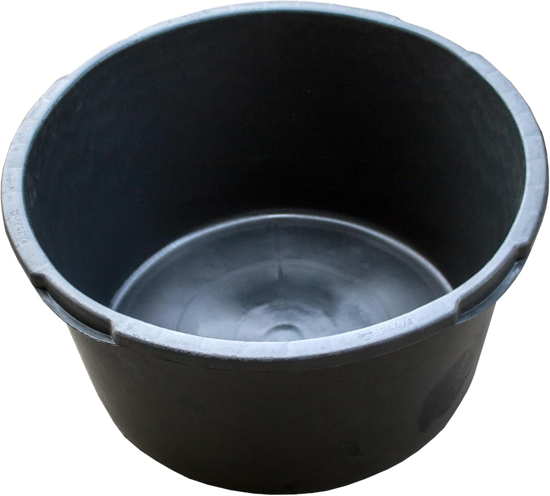 Set: PE Becken / Rundbecken + Abdeckgitter D=66cm, H=35cm, 90L für Wasserspiele u. Brunnen INTERGARD