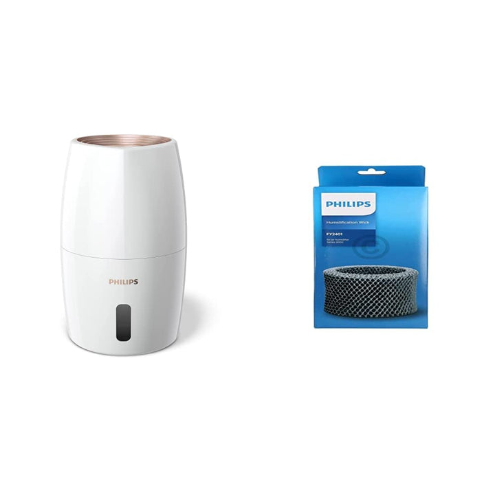 Philips Series 2000 Luftbefeuchter – Lufterfrischer für Räume bis 32 m², NanoCloud-Technologie, 2-Li