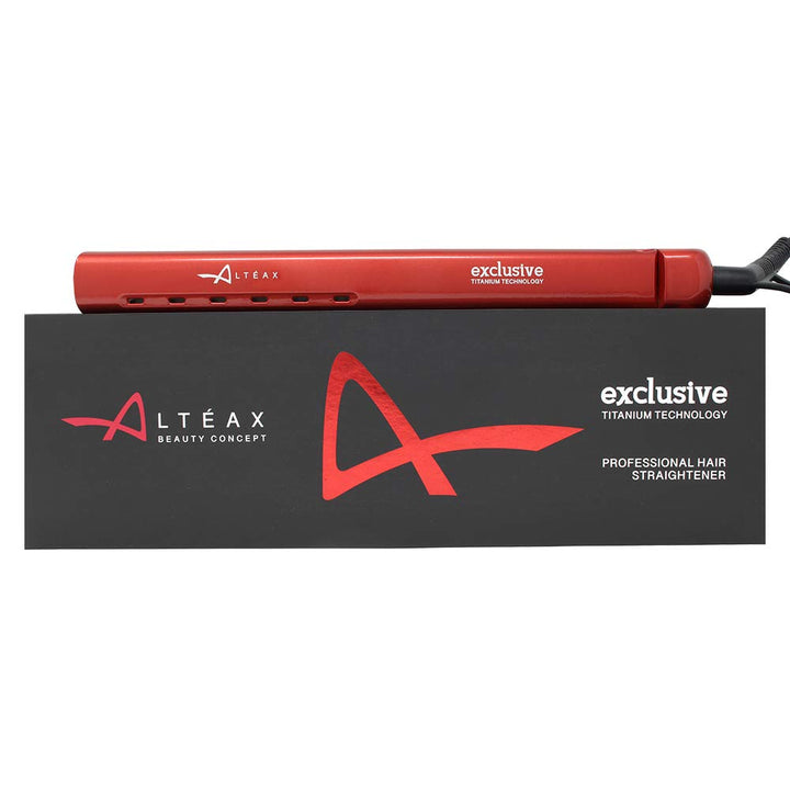 ALTÉAX® EXCLUSIVE Professioneller Haarglätter aus Titan, mit Widerstand aus Keramik, Temperaturregel