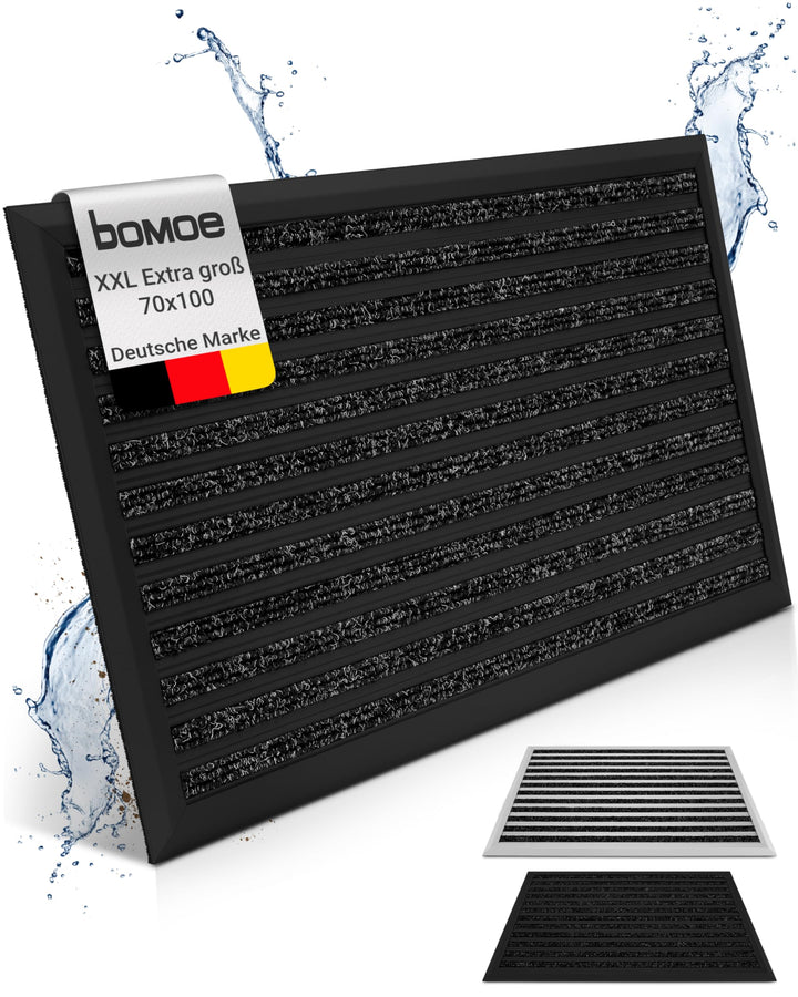 XXL Fussmatte Aussen 70x100 cm – rutschfest Rostfrei Fussabtreter Aussenbereich – Outdoor-Fussmatte