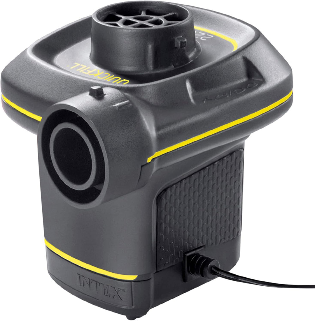 Intex 230 Volt Quick-Fill Ac/Dc Electric Pump, 66634, Schwarz