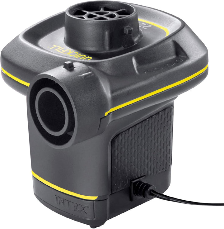 Intex 230 Volt Quick-Fill Ac/Dc Electric Pump, 66634, Schwarz