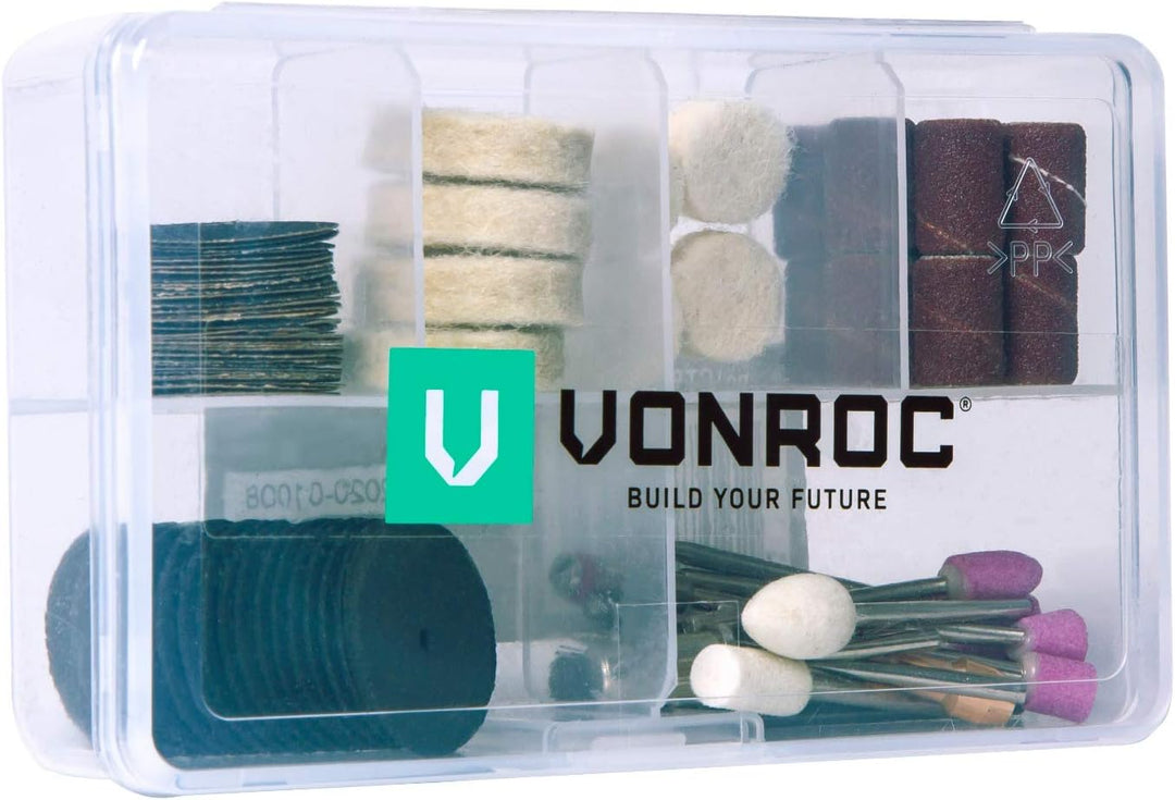 VONROC Multitool Zubehörset - 100-teilig | Universal