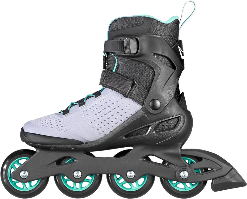 Rollerblade Damen Inlineskates Zetrablade Elite 38.5 black-powder blue (07967100-N05), 38.5 black-po