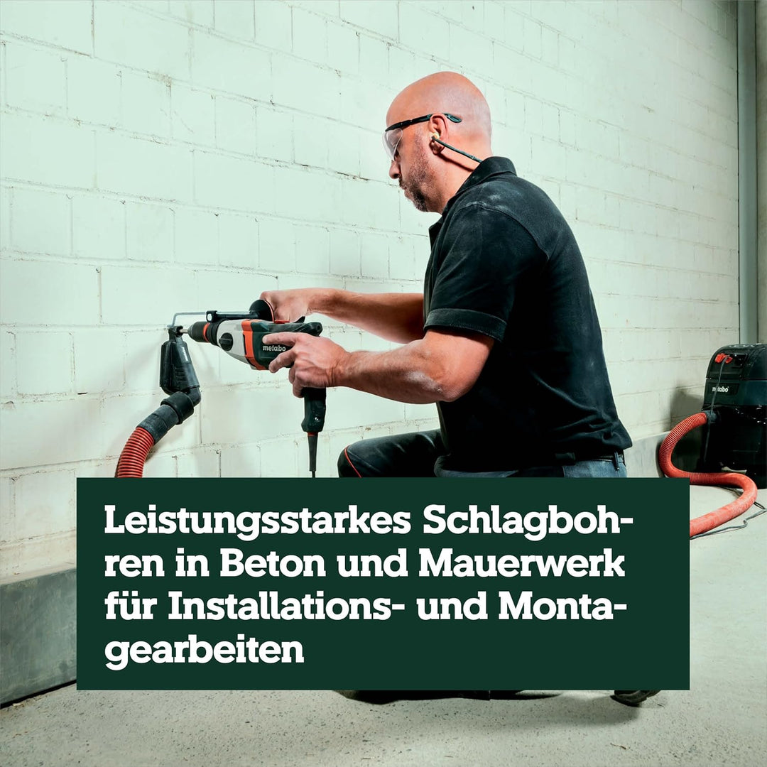 Metabo Schlagbohrmaschine SBEV 1000-2 – 600783500 – Mit konstanter Drehzahl unter Last zum vielseiti