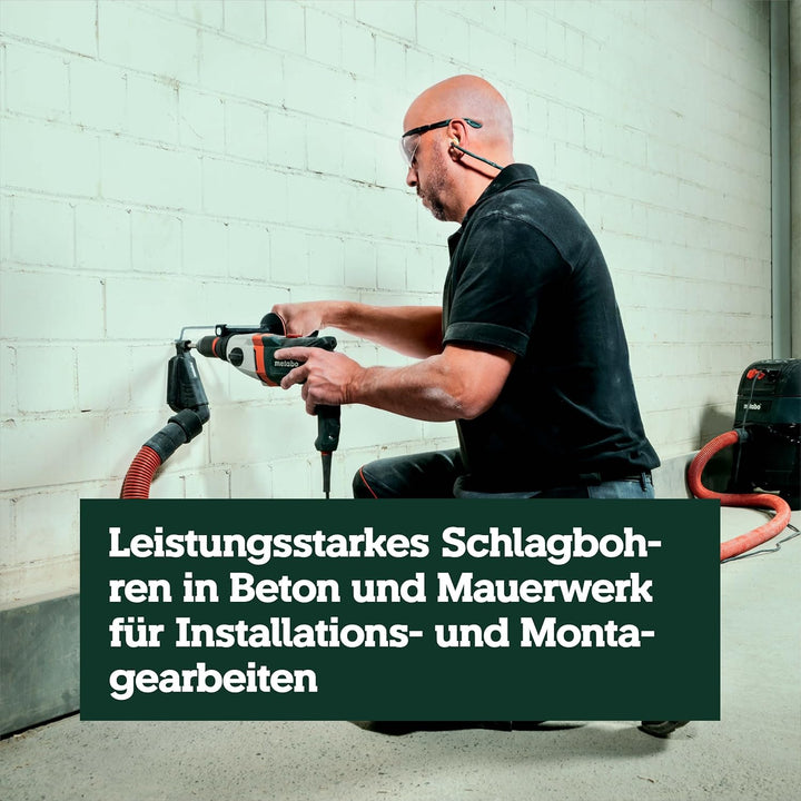 Metabo Schlagbohrmaschine SBEV 1000-2 – 600783500 – Mit konstanter Drehzahl unter Last zum vielseiti