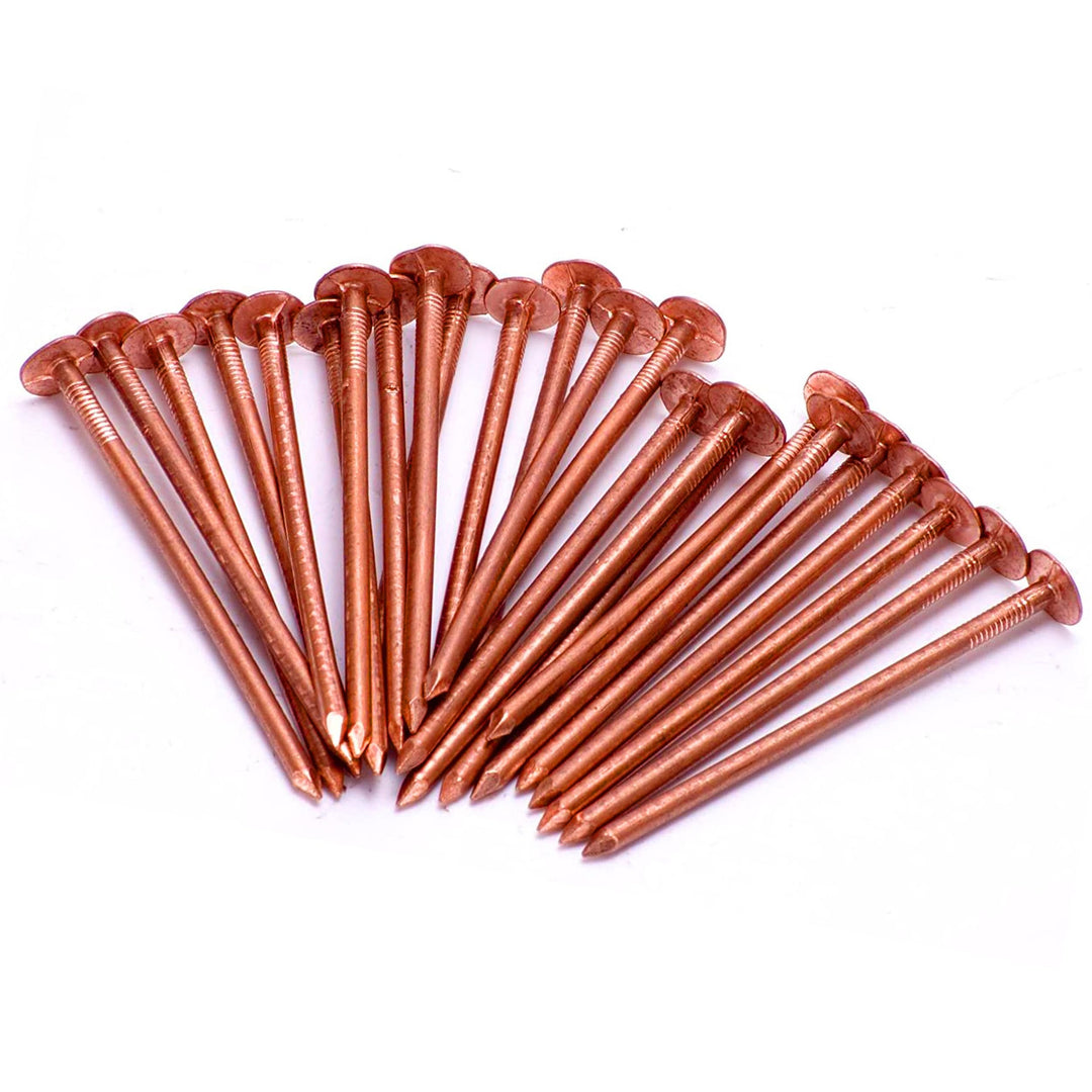 Kupfer Baumstumpf Killer/Massives Kupfer Schlagkraft Nägel - Eltern - 50 x 65mm, 50 x 65mm